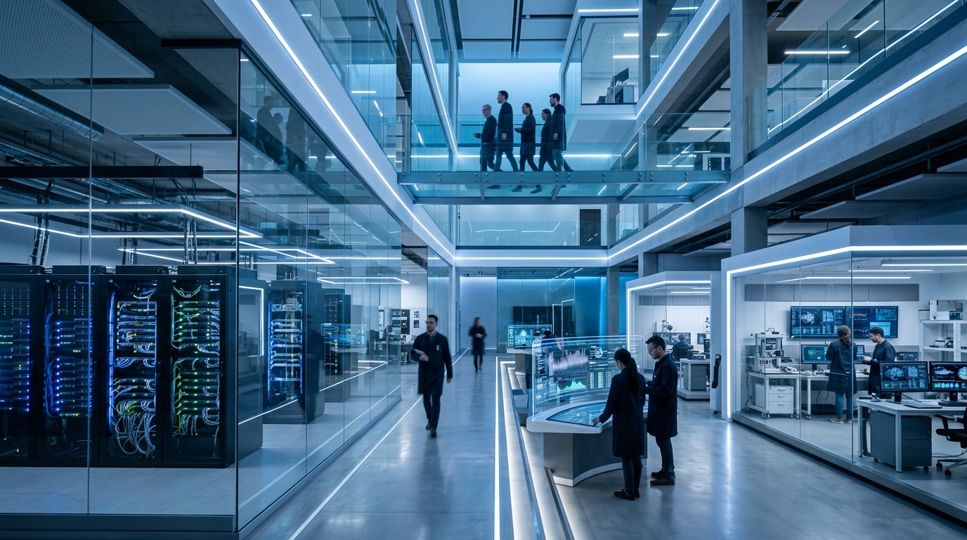 Modern enterprise data center and automated intelligence laboratory
